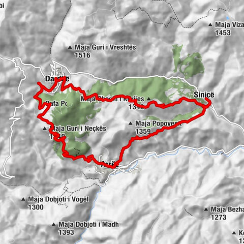 Kisha Shën Gjergjit - Dardhë - Xhamia Arrëz - Arrëz