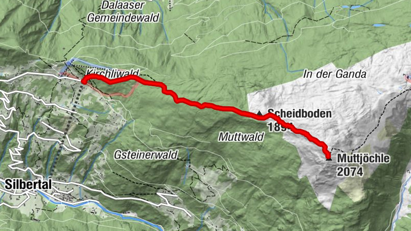 Kristbergbahn - Muttjöchle