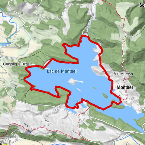 Tour of Lake Montbel