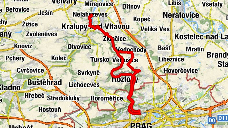 svatý Ondřej - Kralupy nad Vltavou - Vyšehradská skála - Nanebevzetí Panny Marie