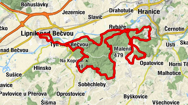 Lipník nad Bečvou - Maleník - kostel sv. Markéty - Polomná