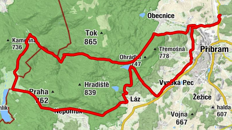 Trhové Dušníky - Příbram - Bouda 04 - Svatý Václav