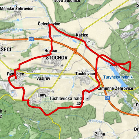 U Šlégrů - Rynholec - Stochov - Kladno