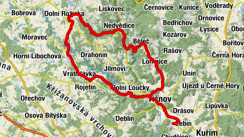 Hradčany - Tišnov - hospůdka Peklo - Hospůdka "Malá ale naša"