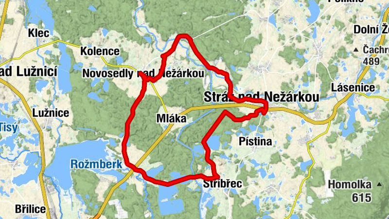 Novosedly nad Nežárkou - Stradinka - Panna Maria Bolestná - Stráž nad Nežárkou