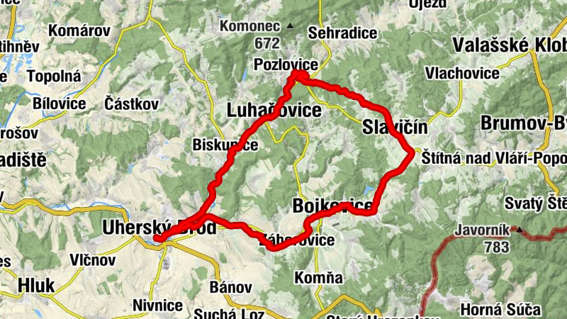 Uherský Brod - Široká - Kaple sv. Cyrila a Metoděje - sv. Jana Křtitele