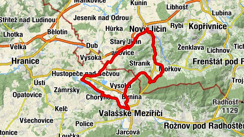 Nový Jičín město - Nový Jičín - U Bajerů - Kostel Povýšení svatého Kříže