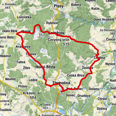 Zruč-Senec - svatý Michael archanděl - Jezevčiny - Třemošná