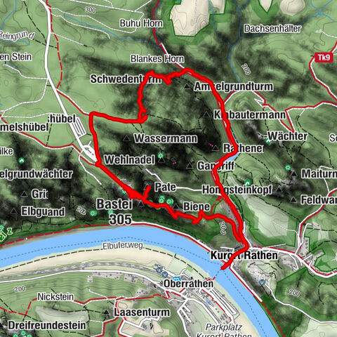 Rundwanderung Bastei Schwendenlöcher -Amselsee