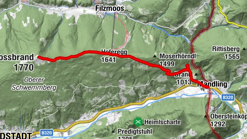 Rossbrand via Steinalm