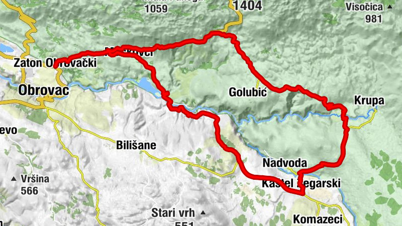 Anita - Krnješka glavica - Sv. Georgije - Zaton Obrovački