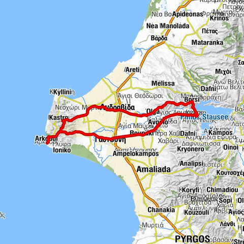 Αρκούδι - Ανδραβίδα - Γαστούνη - Βαρθολομιό