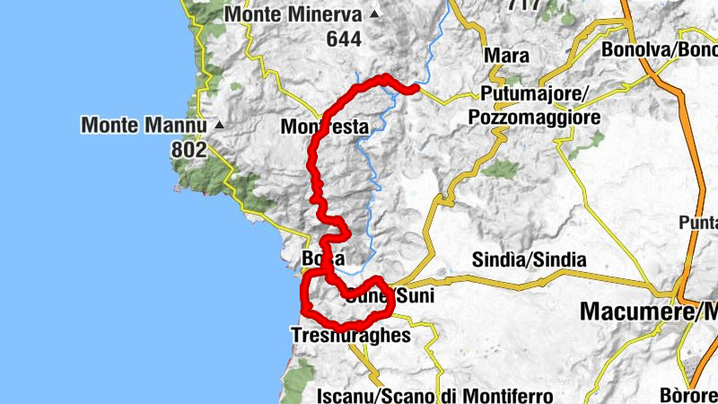 Magumadas/Magomadas - Chiesa di Santa Maria della Neve - Chiesa di Sant'Anna - Concattedrale dell'Immacolata Concezione
