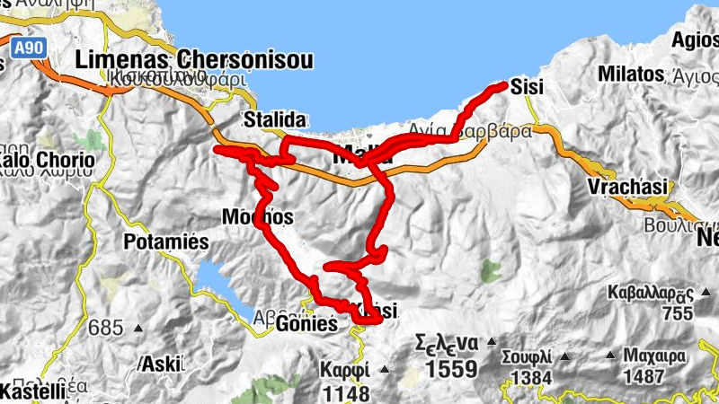 Αγία Βαρβάρα - Μάλια - Panaghia - Taverna Krassopsyxia