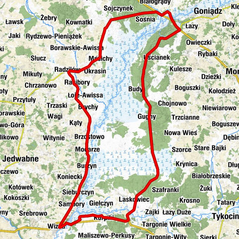 Karczma Biebrzanka - Zamoście - Kościół pw. Najświętszej Maryi Panny Bolesnej - Osowiec-Twierdza