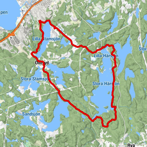 Stamsjö - Öxeryd - Härskogen - Lerum