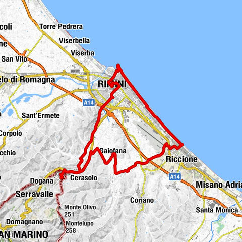 Rovereta - Trattoria Al Coniglio - Pieve di San Salvatore - Chiesa di Santa Maria dei Servi