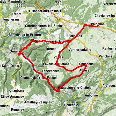 Valdahon - Église de l'Invention-des-Reliques-de-Saint-Étienne - Église Notre-Dame de l'Assomption - Église Saint-Martin