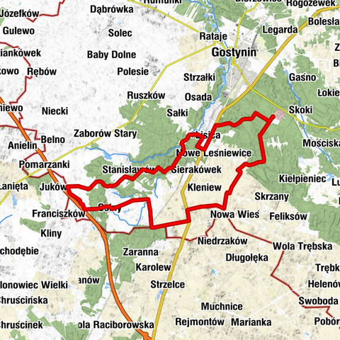 gmina Gostynin - Anielin - Justynków - Sieraków