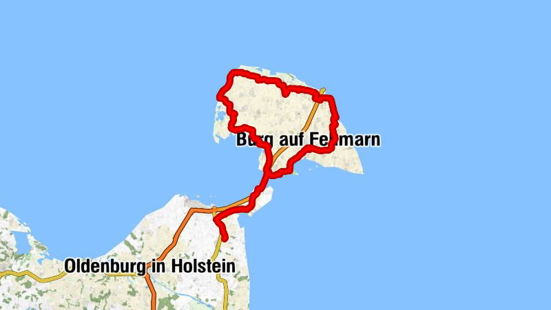 Löhrstorf - Klaustorf - Eichthal - Burg auf Fehmarn