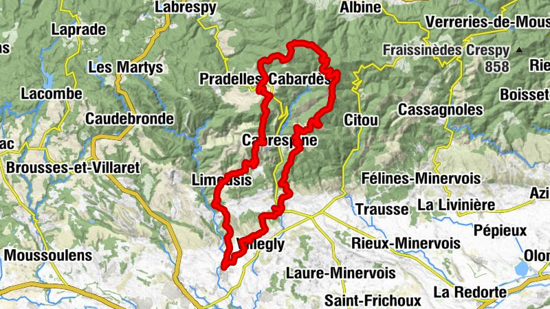 Conques-sur-Orbiel - Portail de Nore - Pic de Nore - pech de laure