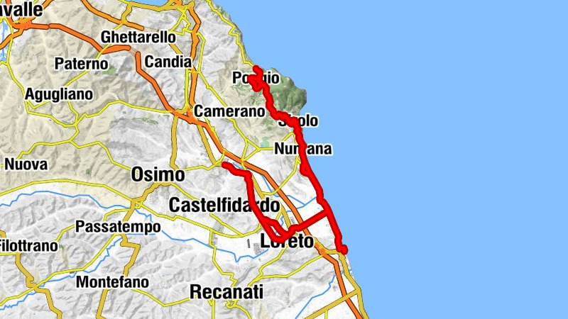 Osimo Stazione - Chiesa di San Flaviano - Loreto - Porto Recanati