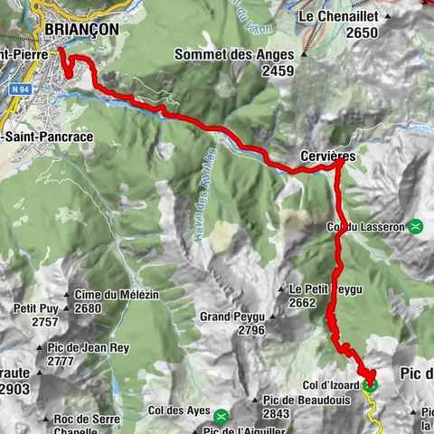 Montée du Col de l'Izoard - Nord