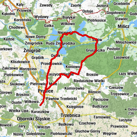 Świerzów - Kościół pw. św. Józefa Oblubieńca Najświętszej Maryi Panny - Prusice - Kościół pw. Matki Bożej Częstochowskiej