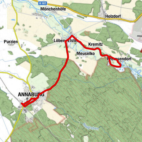 Annaburg - Kirche - Gasthof Dietze