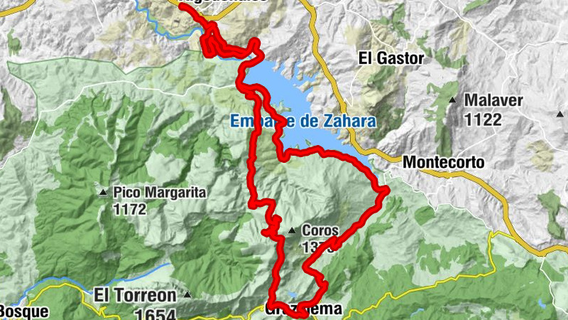 El Cortijo - Venta El Arenal - Puerto de los Yesos - Al Lago