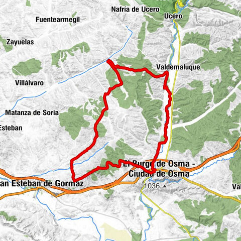 El Burgo de Osma - Ciudad de Osma - La Nevera - Quintanilla de Tres Barrios - Sotos del Burgo