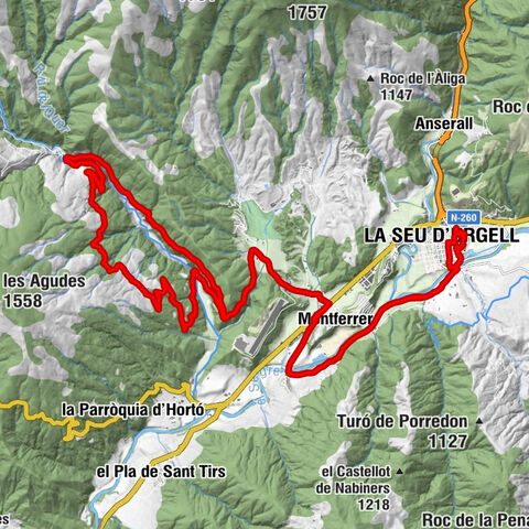 la Seu d'Urgell - La Borda - Mare de Déu de la Trobada - Mare de Déu del Remei