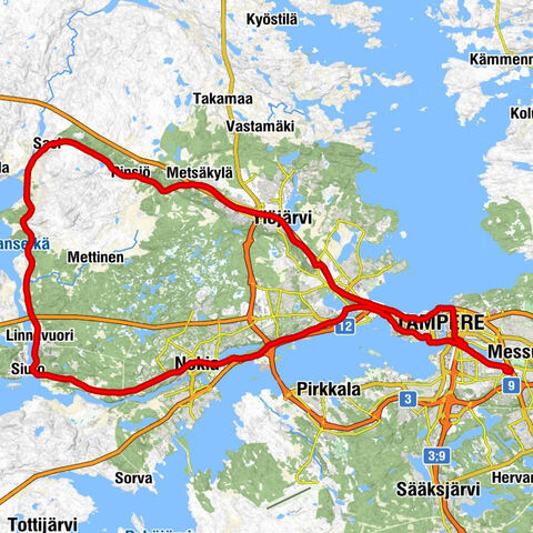 Turtola - Tampereen rauhanyhdistys - Gaddin kappeli - Pyynikinharju