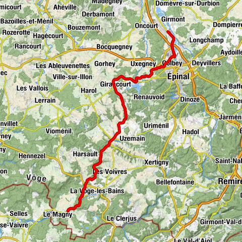 Fontenoy-le-Château - La Manufacture - Le Pont du Coney - La Forge de Thunimont