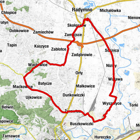 Radymno - Kościół pw. Matki Bożej Częstochowskiej - Kościół pw. Matki Bożej Nieustającej Pomocy - Cerkiew pw. Przemienienia Pańskiego w Wyszatycach