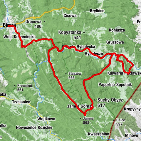 Bircza - Cerkiew Podwyższenia Krzyża Świętego - Wierch - Groń
