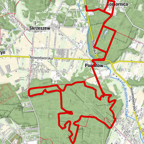 Bar Leśny - Komornica - Poniatów - Legionowo