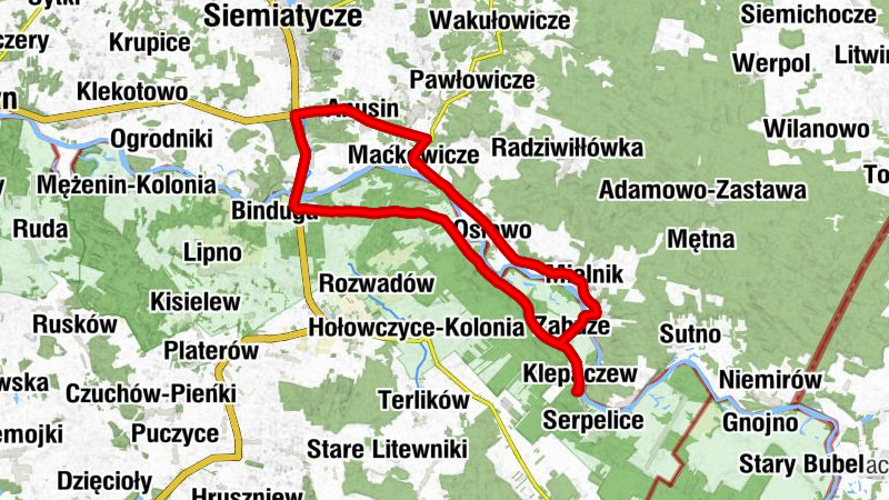 Klepaczew - Kościół pw. Przemienienia Pańskiego - Cerkiew pw. Świętych Cyryla i Metodego - Kaplica pw. Świętych Apostołów Piotra i Pawła