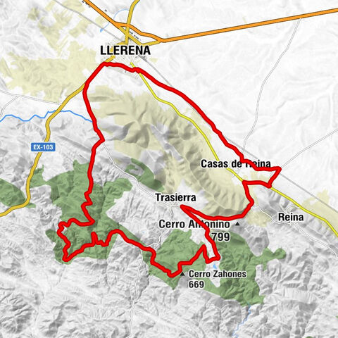 Trasierra - Puerto de Aguzaderas - Cerro Zahones - Casas de Reina