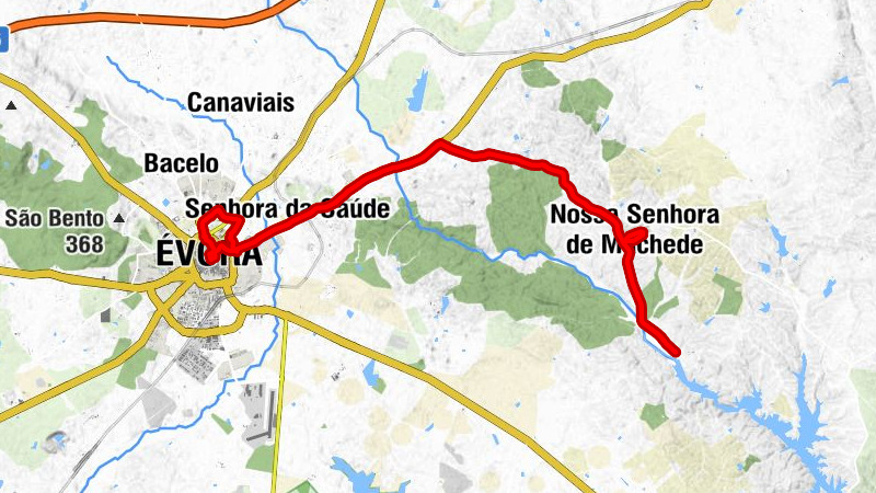 Ponte sobre a Ribeira de Machede - igreja Paroquial de Nossa Senhora de Machede - A Ponte do Degebe - Machado