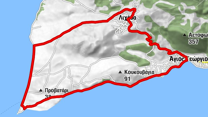 Κάβος - Αύρα - Άγιος Γεώργιος - Λιχάδα