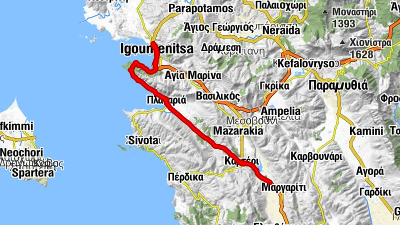 Ηγουμενίτσα - Ιερός Ναός Αγίου Αποστόλου Θωμά - Καφέ ψησταριά ο Μάκης - Άγιου Βασιλείου