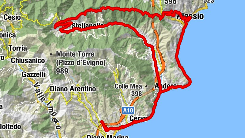 San Bartolomeo al Mare - Chiesa dei Santi Pietro e Paolo - Monte Pagliassa - Chiesa di Sant'Ambrogio