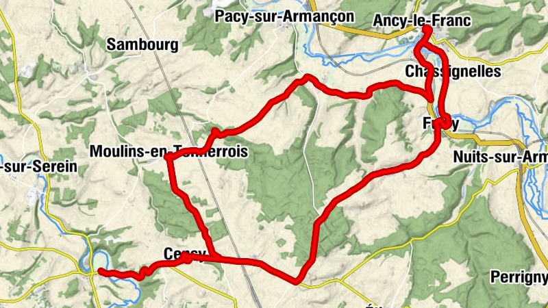 Noyers - Église de la Décollation-de-Saint-Jean-Baptiste - Église Saint-Maurice - Église Saint-Didier et Saint-Leu