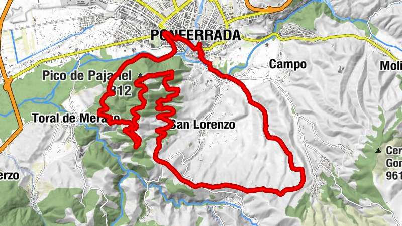 Ponferrada - Iglesia de San Andrés - Pico de Pajariel