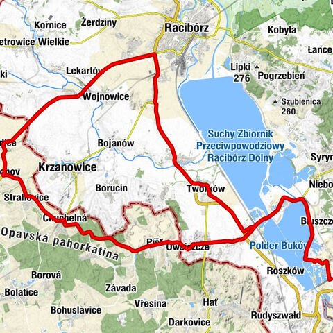 Olza - Kaplica cmentarna - Kaple sv. Jana Nepomuckého - Kościół pw. Świętej Anny