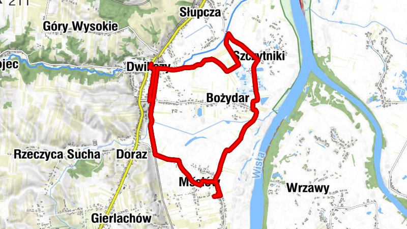 Nowa Wieś - Mściów - Zaprzykopie - Ceglane Kąty