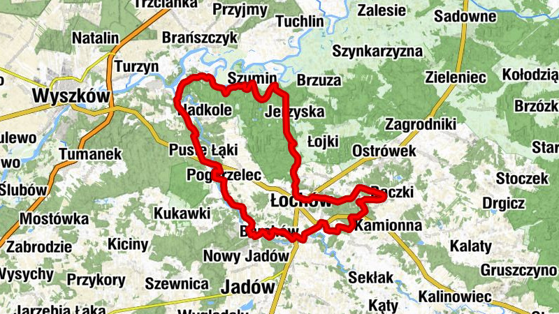 Huśtawka - Łochów - Kościół pw. Matki Bożej Loretańskiej