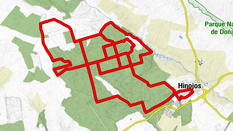 Hinojos - Cañada de los Herreros - El Escudete