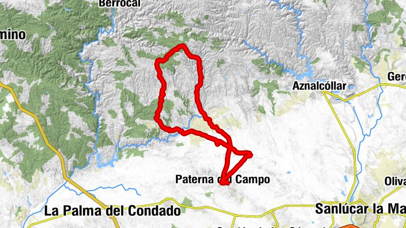 Paterna del Campo - Aldea de Tejada - La Caba - Tujena